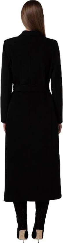 Elisabetta Franchi Stijlvolle Cp43D36E2 Jas 110* Zwart Dames