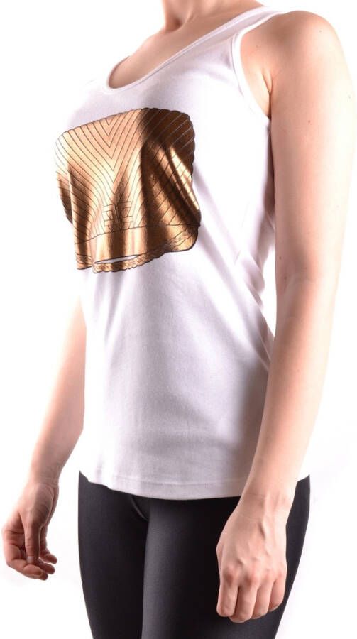 Elisabetta Franchi Mouwloze Top Wit Dames