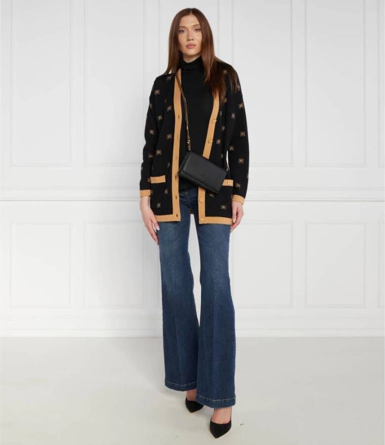 Elisabetta Franchi Turtlenecks Zwart Dames