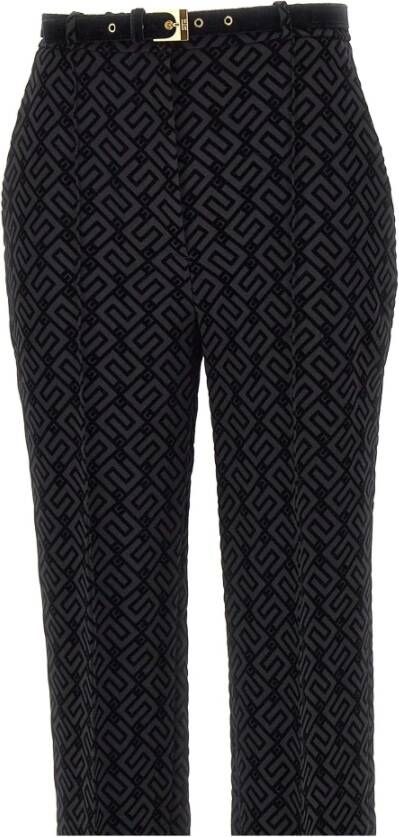 Elisabetta Franchi Zwarte Broek van Zwart Dames