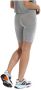 Ellesse Lichtgrijze Korte Legging met Logo Print Gray Dames - Thumbnail 2