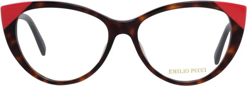 EMILIO PUCCI Bruine dames vlinder monturen Brown Dames
