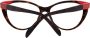 EMILIO PUCCI Bruine Butterfly Optische Monturen Brown Dames - Thumbnail 2