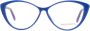 EMILIO PUCCI Blauwe Plastic Cat Eye Bril Blue Dames - Thumbnail 2