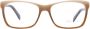 EMILIO PUCCI Bruine Plastic Rechthoekige Optische Brillen voor Vrouwen Brown Dames - Thumbnail 2
