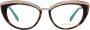 EMILIO PUCCI Bruine Cat-Eye Optische Monturen voor Vrouwen Brown Dames - Thumbnail 2