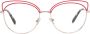 EMILIO PUCCI Rose Gold Women Optical Frames Multicolor Dames - Thumbnail 2