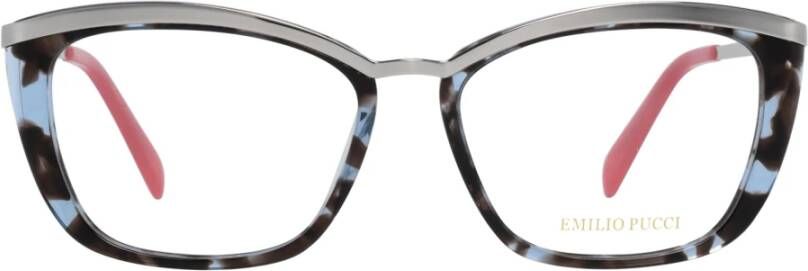 EMILIO PUCCI Multicolor Cat Eye Vrouwen Optische Frames Multicolor Dames