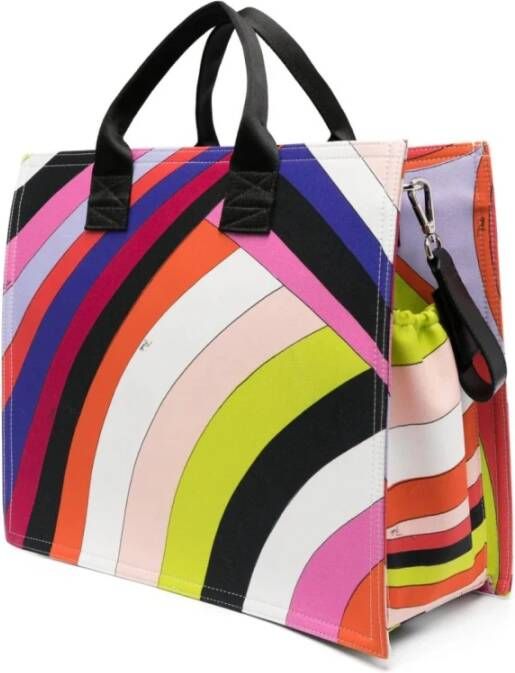 EMILIO PUCCI MultiColour Iride Print Verzorgingstas Multicolor Dames