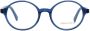 EMILIO PUCCI Blauwe Ronde Kunststof Optische Monturen Blue Dames - Thumbnail 2