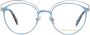 EMILIO PUCCI Blauwe Metalen Full-Rim Optische Monturen Blue Dames - Thumbnail 2