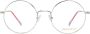 EMILIO PUCCI Zilveren Ronde Metalen Optische Monturen voor Vrouwen Gray Dames - Thumbnail 2