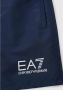 Emporio Armani EA7 Zee shorts met elastische tailleband en zakken Blue Heren - Thumbnail 5