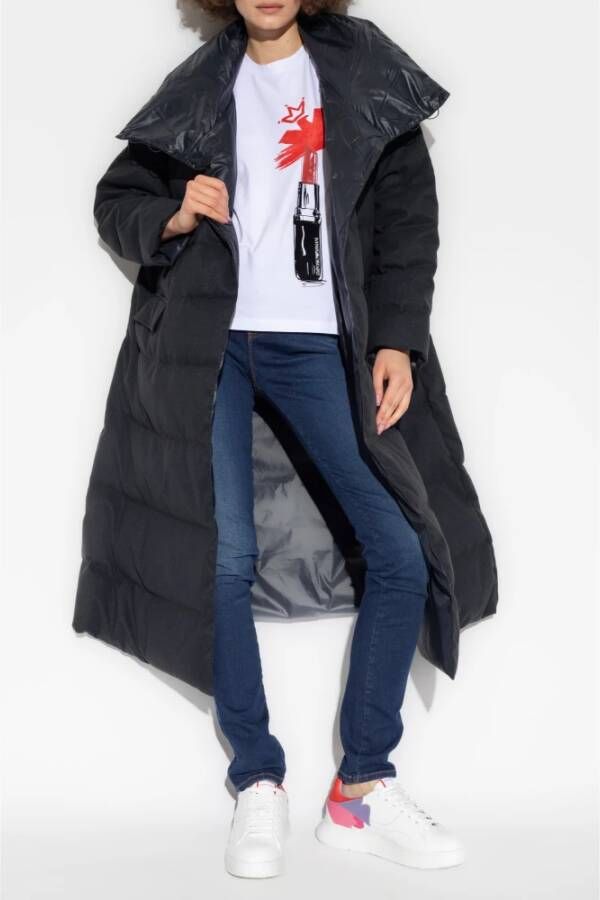 Emporio Armani Bedrukt T-shirt Wit Dames