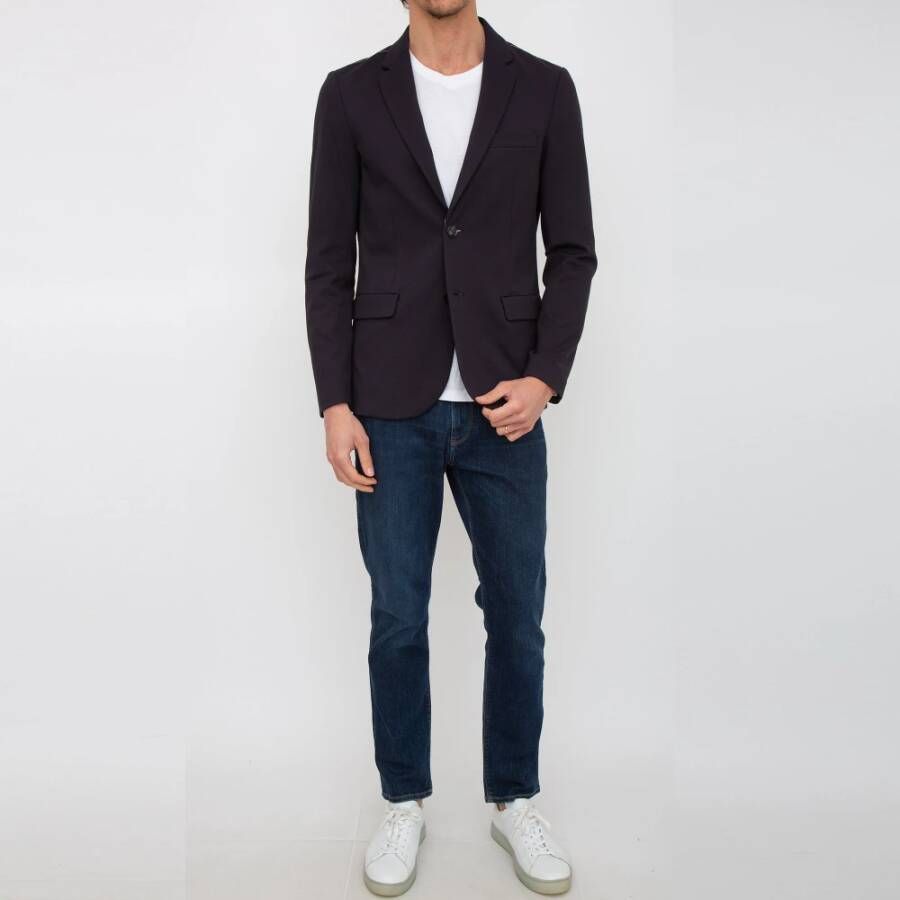 Emporio Armani Blazerjas Blauw Heren