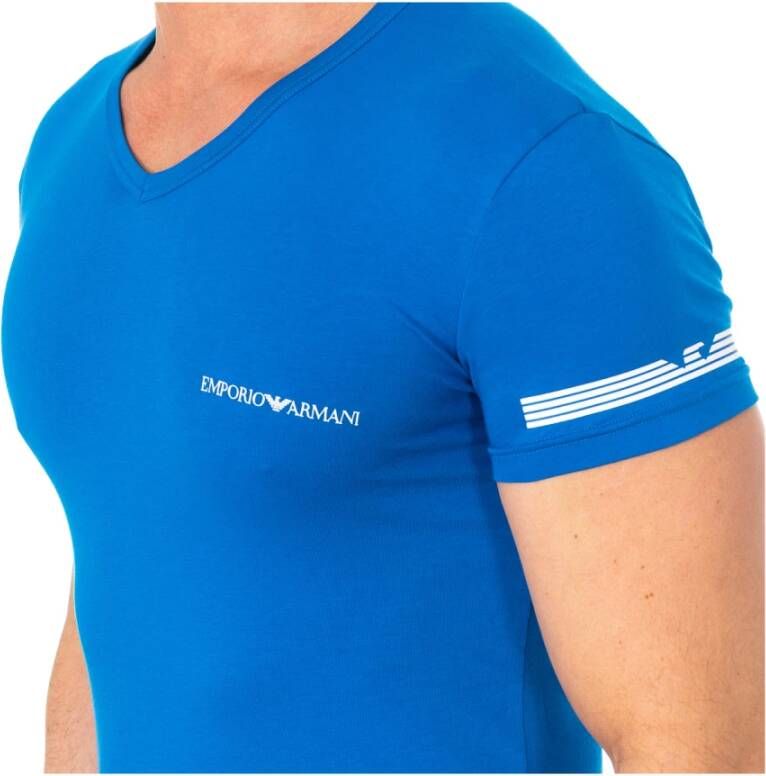 Emporio Armani Bottoms Blauw Heren