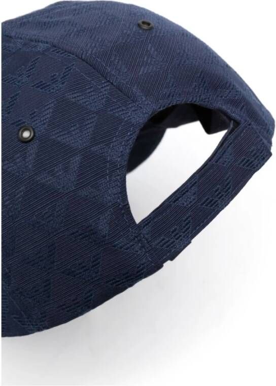 Emporio Armani Caps Blauw Heren
