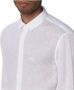 Armani Exchange Klassiek Wit Linnen Overhemd met Lange Mouwen White Heren - Thumbnail 8