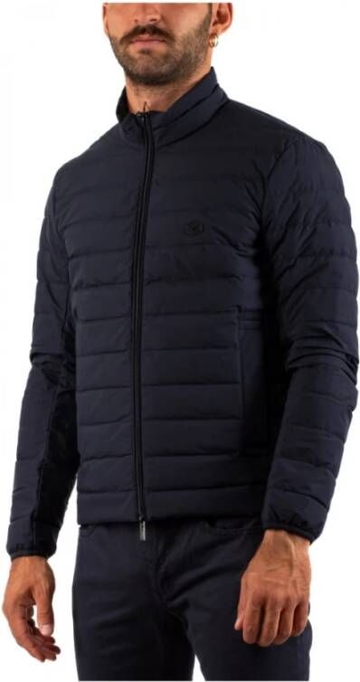 Emporio Armani Coats Blauw Heren