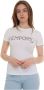 Emporio Armani Contrasterend Logo Slim Fit T-shirt White Dames - Thumbnail 2