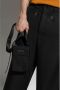 Emporio Armani Logo-Embossed Messenger Bag Black Heren - Thumbnail 4