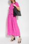 Emporio Armani Wide Trousers Roze Dames - Thumbnail 4