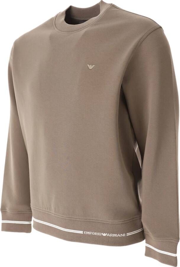 Emporio Armani Dove Grey Sweaters Stijlvolle Collectie Grijs Heren