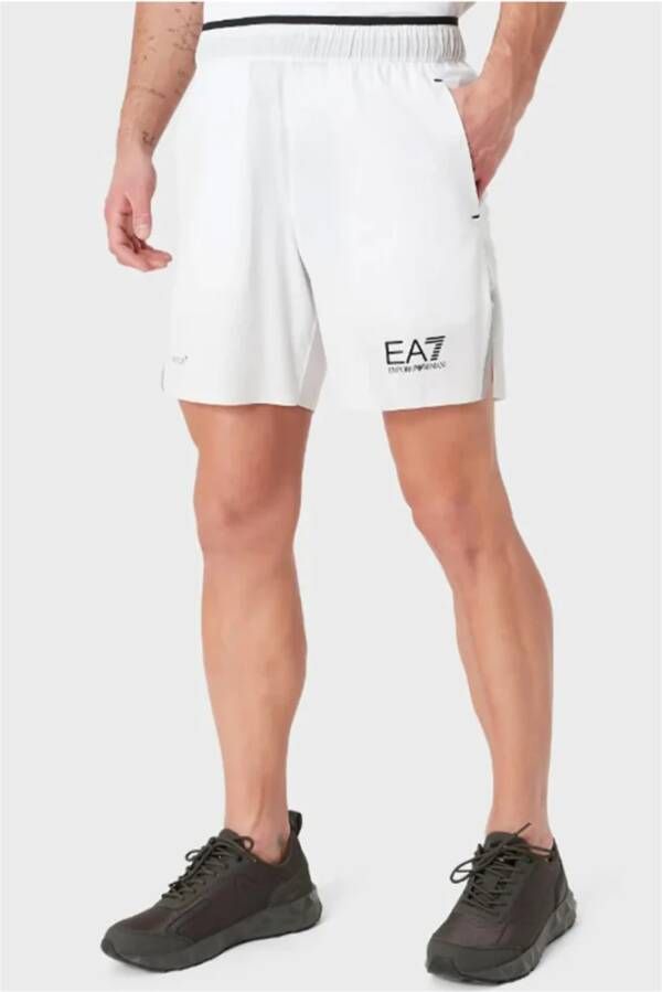 Emporio Armani EA7 Casual Shorts Wit Heren