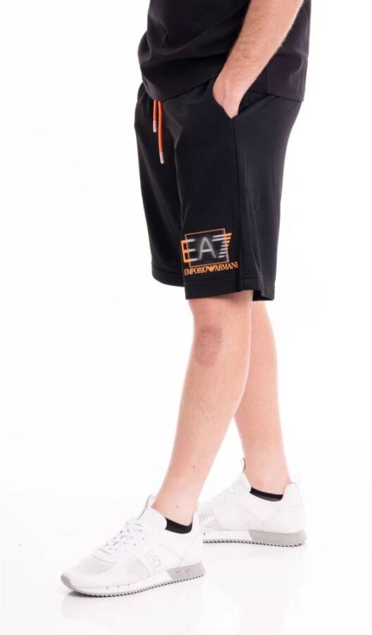Emporio Armani EA7 Casual Shorts Zwart Heren