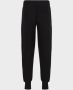 Emporio Armani EA7 Zwarte Broek met Verstelbare Tailleband en Logo Print Black Heren - Thumbnail 2