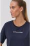 Emporio Armani EA7 T-shirt Blauw Dames - Thumbnail 2