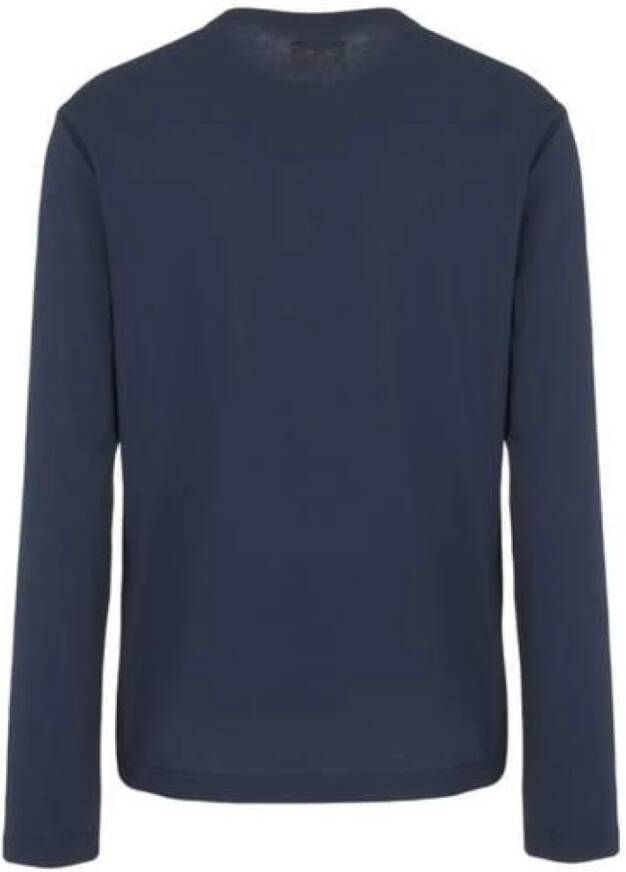 Emporio Armani EA7 Long Knitwear Blauw Heren
