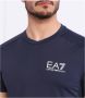 Ea7 Emporio Armani T-shirt Tennis Pro VENTUS7 T-Shirt Navy Blue - Thumbnail 2