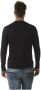 Emporio Armani EA7 Gezellige Gebreide Trui Black Heren - Thumbnail 2