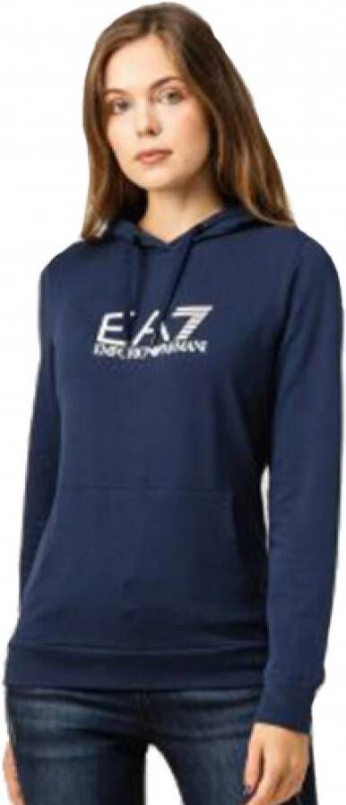 Emporio Armani EA7 Sweatshirts Blauw Dames