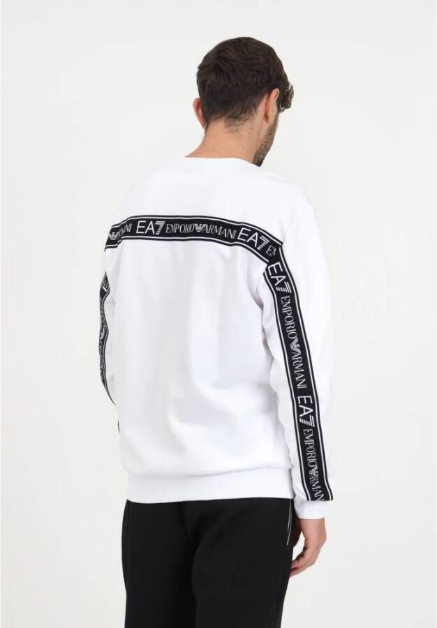 Emporio Armani EA7 Sweatshirts Stijlvolle Collectie White Heren