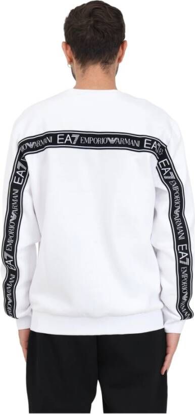 Emporio Armani EA7 Sweatshirts Stijlvolle Collectie White Heren
