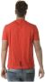 Emporio Armani EA7 Rode effen ronde hals T-shirt voor heren Red Heren - Thumbnail 13
