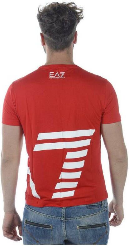 Emporio Armani EA7 T-shirt Rood Heren