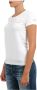 Emporio Armani EA7 Slim Fit Katoenen Jersey T-Shirt White Dames - Thumbnail 5