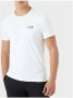 Emporio Ar i EA7 Witte katoenen T-shirt met lange mouwen en EA7-logo White - Thumbnail 4