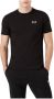 Emporio Armani EA7 Comfortabel en zacht katoenen T-shirt met EA7-logo Black Heren - Thumbnail 8