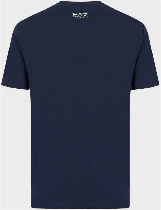 Emporio Armani EA7 T-shirt Blauw Heren