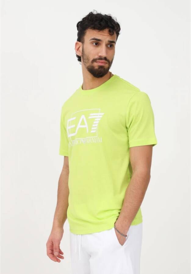 Emporio Armani EA7 T-Shirts Groen Heren