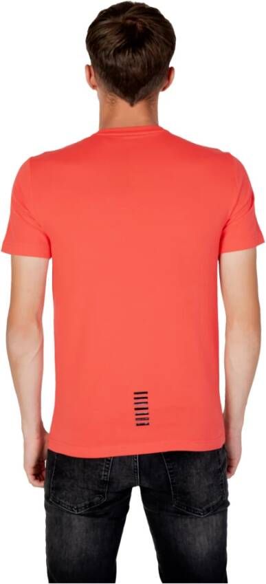 Emporio Armani EA7 T-Shirts Rood Heren