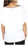 Emporio Armani EA7 Dames Logo Detail Wijde Hals T-shirt White Dames - Thumbnail 2