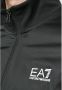 Emporio Armani EA7 Blauw Gym Pak met Ritssluiting en Logo Print Black Heren - Thumbnail 4