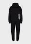 EA7 Emporio Armani Essential Full Zip Hooded Tracksuit Black- Dames Black - Thumbnail 2
