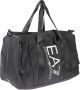 Emporio Armani EA7 Zwarte Zilveren Logo Sporttas EA7 Vigor7 Black Heren - Thumbnail 2