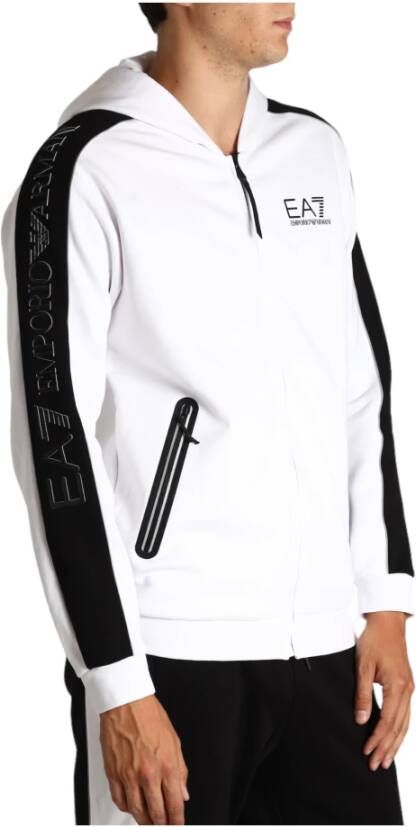 Emporio Armani EA7 Witte Sweaters voor Heren Wit Heren